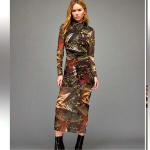 All Saints tia gene butterfly mesh dress 6